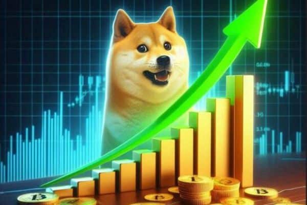 Gráfico del precio Dogecoin tras romper los $0,20.