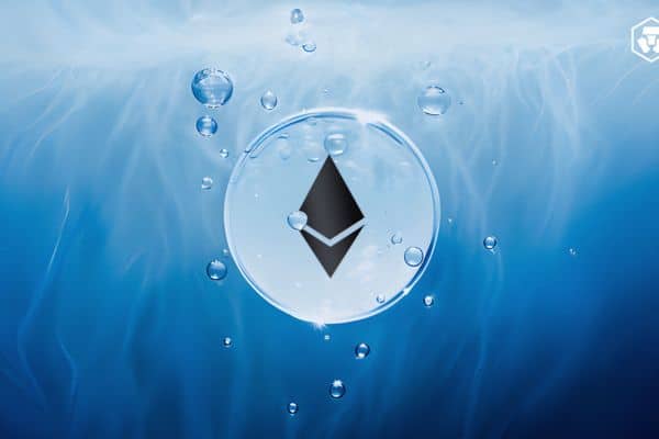 Gráfico explicativo sobre cómo funciona el staking líquido en DeFi