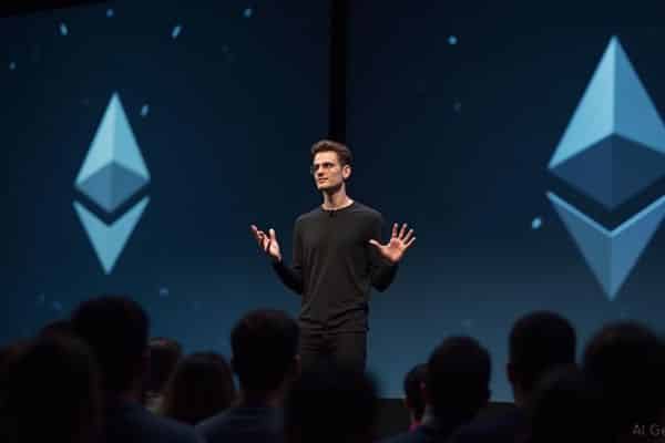 Vitalik Buterin hablando sobre licencias abiertas copyleft en la industria cripto
